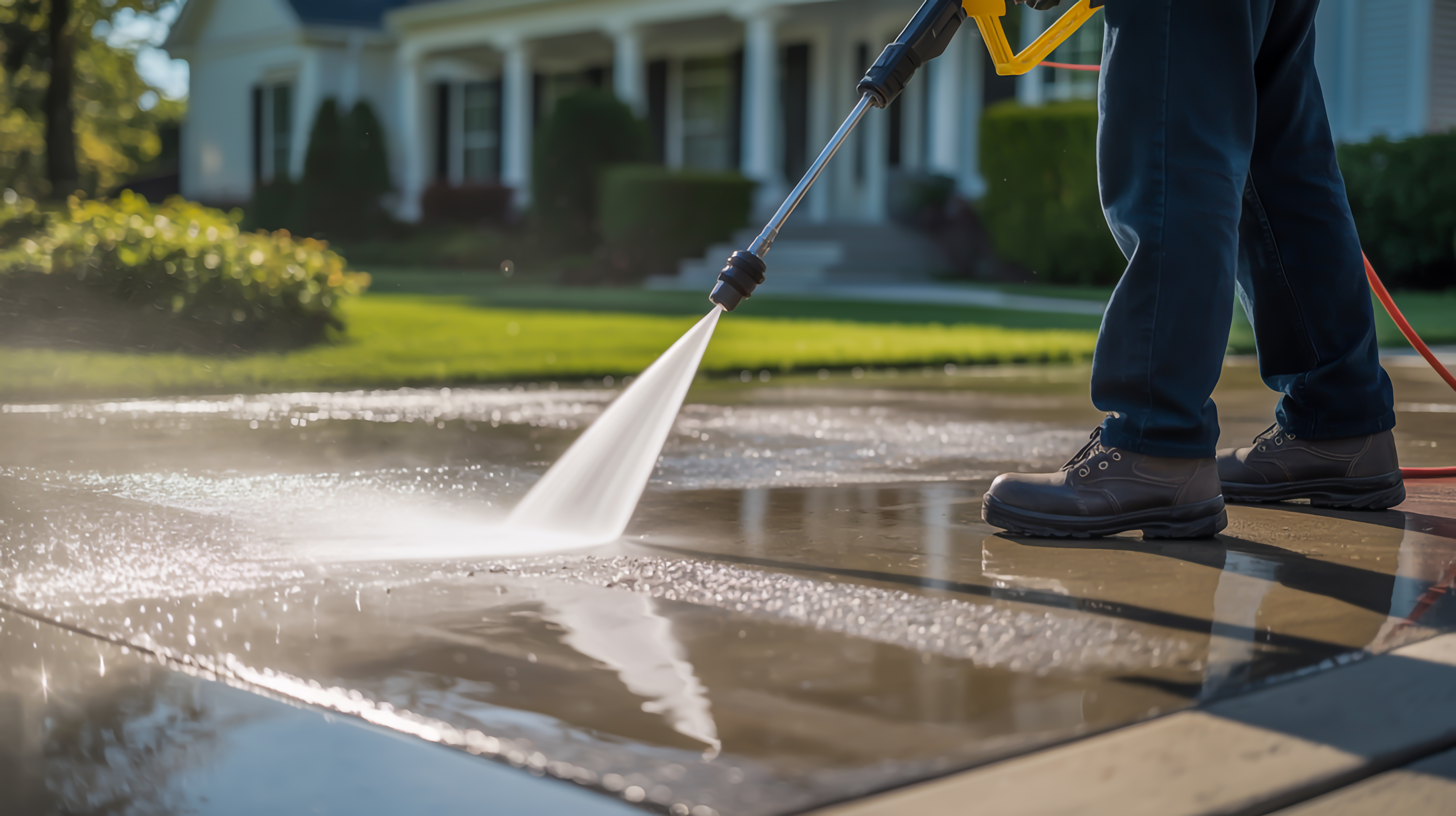 Professional pressure washing services